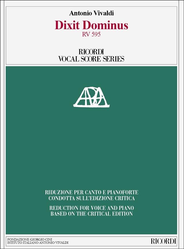 Dixit Dominus RV 595 - Ed. critica M. Talbot - Riduzione per canto e pianoforte di A. Frigé - árie pro zpěv a klavír